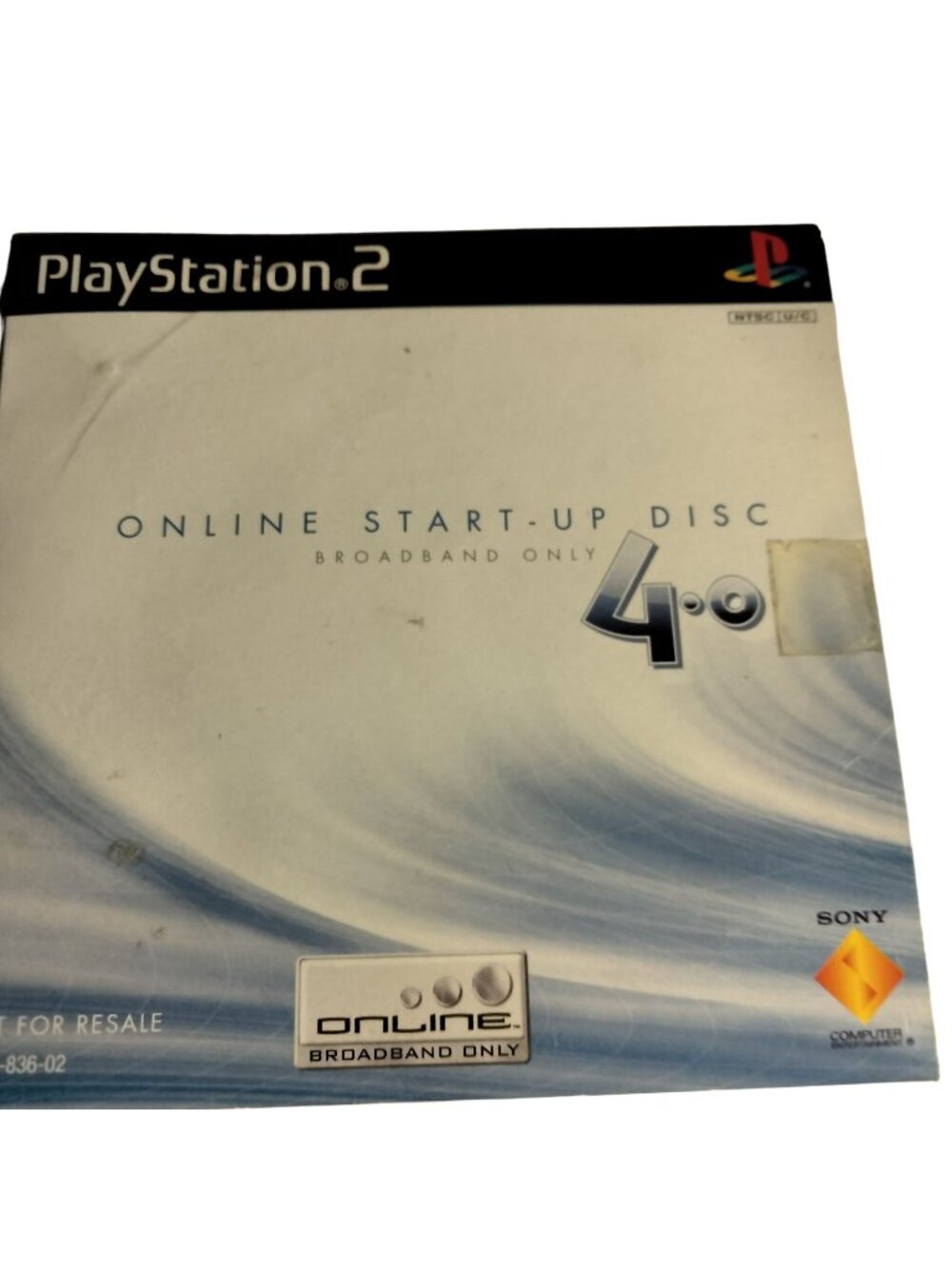 Play Station 2 Online Start up disc Broadband 4.0 Sony Open CD